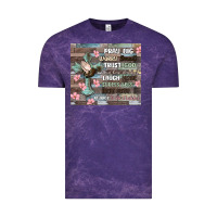 Cloud Purple pray big worry small trust god Vintage Tee - MaliasSmallBusiness