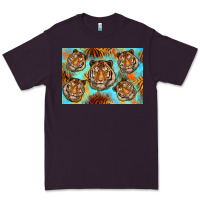Plum Tiger Premium Tee - Artiststas