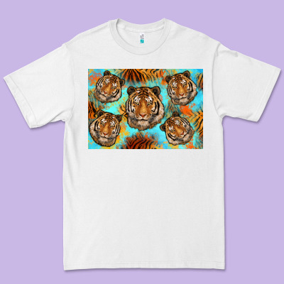 Tiger Premium Tee Designed By Artiststas