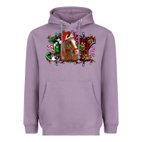 Lavender joy and horse Christmas Heavyweight Hoodie - AdoDesignShop