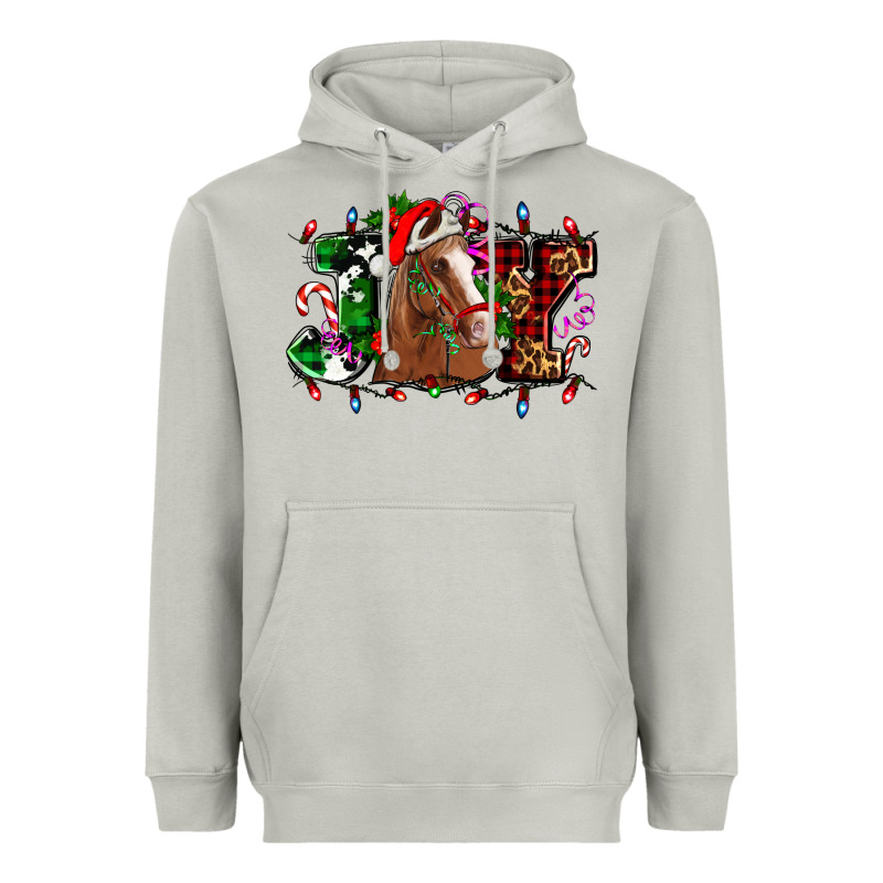 Joy And Horse Christmas Heavyweight Hoodie by AdoDesignShop | Teevron