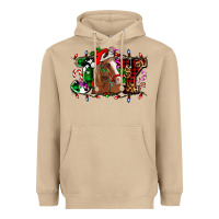 Mushroom joy and horse Christmas Heavyweight Hoodie - AdoDesignShop