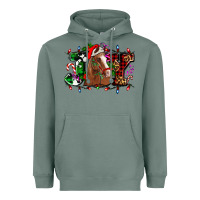 Sage joy and horse Christmas Heavyweight Hoodie - AdoDesignShop