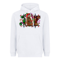 White joy and horse Christmas Heavyweight Hoodie - AdoDesignShop