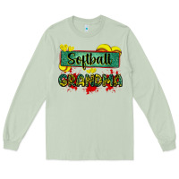 Matcha softball grandma with leopard Long Sleeve Tee - Zillion Design Studio