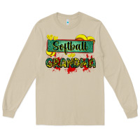 Mushroom softball grandma with leopard Long Sleeve Tee - Zillion Design Studio