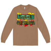 Toasted Coconut softball grandma with leopard Long Sleeve Tee - Zillion Design Studio