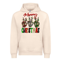 Sandshell Merry Christmas skeleton hands Urban Hoodie - NancyCooperArtShop