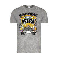 Cloud Rock worlds greatest school bus driver Vintage Tee - MaliasSmallBusiness