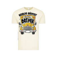 Worlds Greatest School Bus Driver Vintage Tee | Teevron