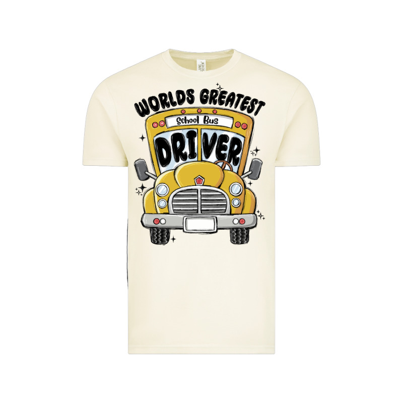 Worlds Greatest School Bus Driver Vintage Tee by MaliasSmallBusiness | Teevron