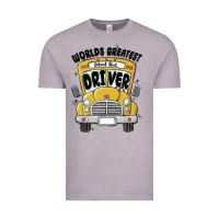 Vintage Zinc worlds greatest school bus driver Vintage Tee - MaliasSmallBusiness
