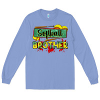 Colony Blue softball brother Long Sleeve Tee - Zillion Design Studio