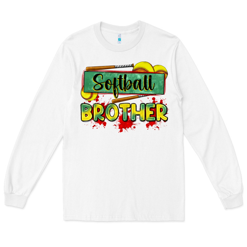 Softball Brother Long Sleeve Tee by Zillion Design Studio | Teevron