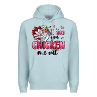 Blue Mist i see you chicken out Premium Hoodie - MaliasSmallBusiness