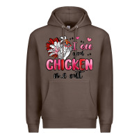 Coffee i see you chicken out Premium Hoodie - MaliasSmallBusiness