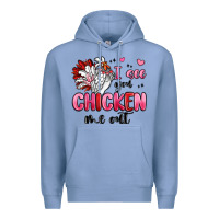 Colony Blue i see you chicken out Premium Hoodie - MaliasSmallBusiness