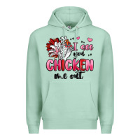 Seafoam i see you chicken out Premium Hoodie - MaliasSmallBusiness
