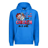 True Royal i see you chicken out Premium Hoodie - MaliasSmallBusiness