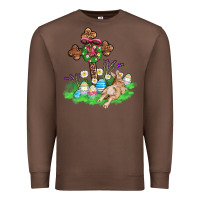 Chestnut religious easter bunny cross Premium Sweatshirt - AdoDesignShop