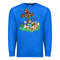 True Royal religious easter bunny cross Premium Sweatshirt - AdoDesignShop