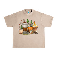French Oak coffee cups tiger with coffee beans Urban Heavy Tee - texasbilliewilder