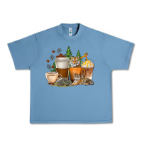 Pebble Blue coffee cups tiger with coffee beans Urban Heavy Tee - texasbilliewilder