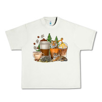 Pistachio coffee cups tiger with coffee beans Urban Heavy Tee - texasbilliewilder