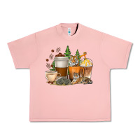 Salmon coffee cups tiger with coffee beans Urban Heavy Tee - texasbilliewilder