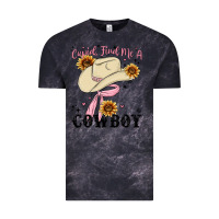 Cloud Black cupid find me a cowboy Vintage Tee - MaliasSmallBusiness