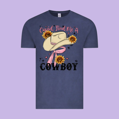 Vintage Tee cupid find me a cowboy
