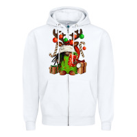 White christmas afro gnomes Zipper Hoodie - FaDigitalArtStudio