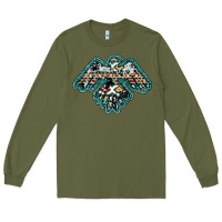 Army Green western thunderbird Long Sleeve Tee - RanaPortraitStore