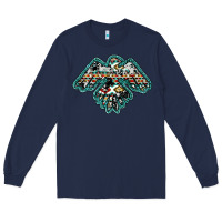 Navy western thunderbird Long Sleeve Tee - RanaPortraitStore