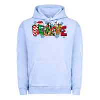 Pigment Grape Ice Christmas Believe Urban Hoodie - MaliasSmallBusiness