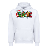 White Christmas Believe Urban Hoodie - MaliasSmallBusiness