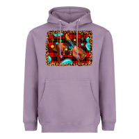 Lavender Christmas rodeo cowboy Heavyweight Hoodie - JahusDesignShop
