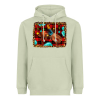 Matcha Christmas rodeo cowboy Heavyweight Hoodie - JahusDesignShop