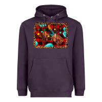 Plum Christmas rodeo cowboy Heavyweight Hoodie - JahusDesignShop
