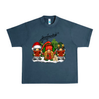 Midnight Navy Christmas choir gnomes Urban Heavy Tee - BarkalooDesign