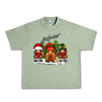Oil Green Christmas choir gnomes Urban Heavy Tee - BarkalooDesign