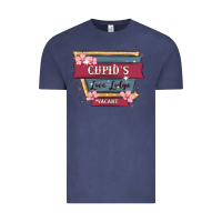 Vintage Denim cupid's love lodge Vintage Tee - MaliasSmallBusiness
