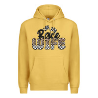 Antique Gold race wife Premium Hoodie - MaliasSmallBusiness