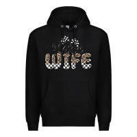 Black race wife Premium Hoodie - MaliasSmallBusiness