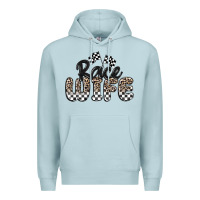 Blue Mist race wife Premium Hoodie - MaliasSmallBusiness