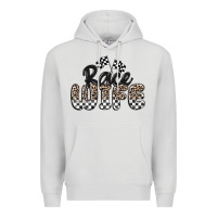 Dove Grey race wife Premium Hoodie - MaliasSmallBusiness