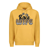 Mustard race wife Premium Hoodie - MaliasSmallBusiness