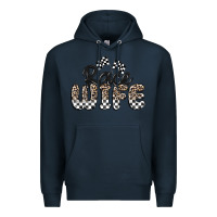 Navy race wife Premium Hoodie - MaliasSmallBusiness