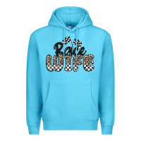 Ocean Blue race wife Premium Hoodie - MaliasSmallBusiness