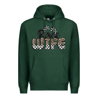 Sports Green race wife Premium Hoodie - MaliasSmallBusiness